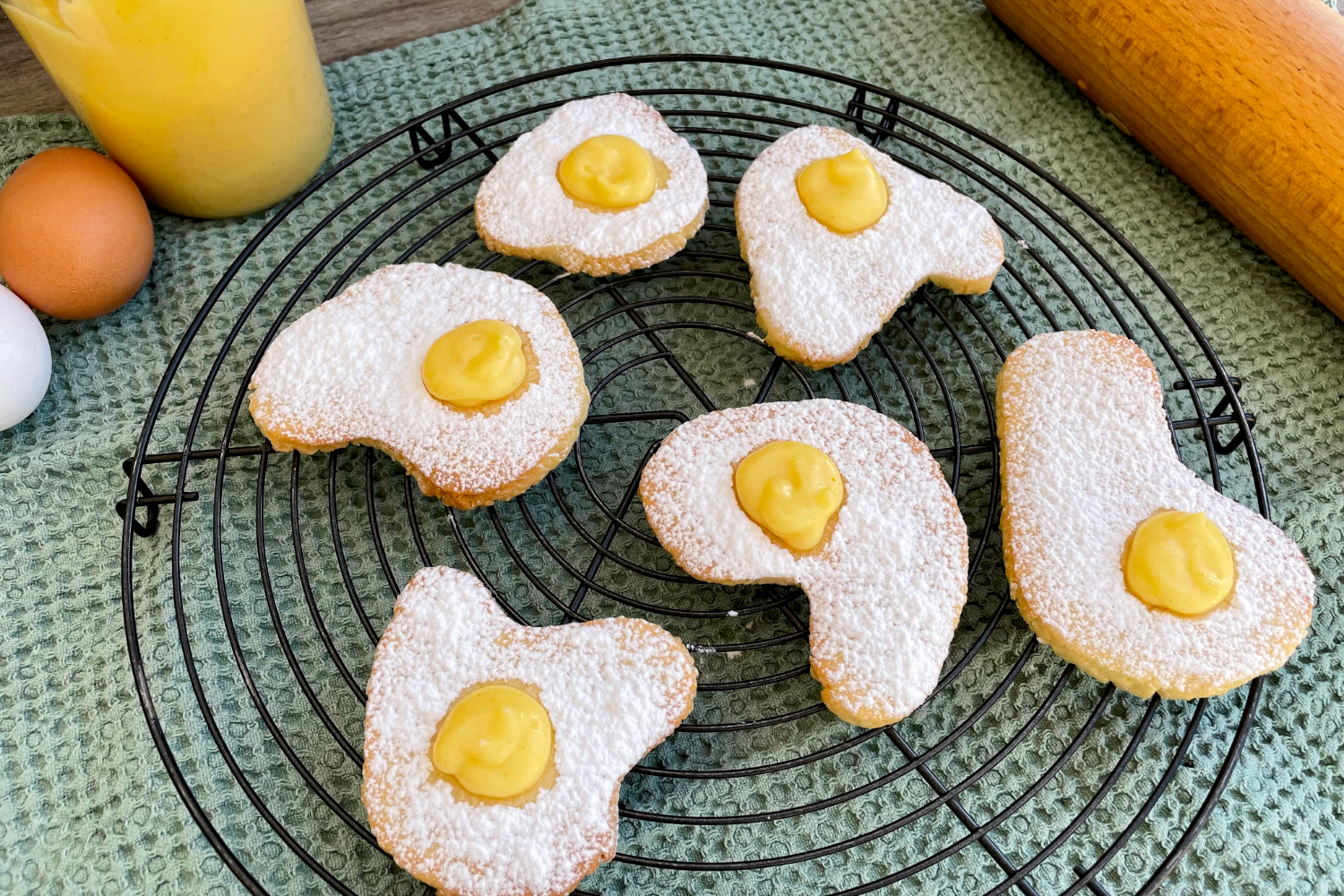 butterweiche Spitzbuben in Eierform