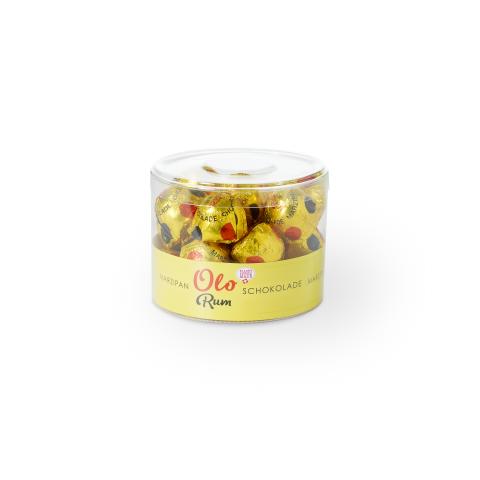 Marzipan Kugeln mit Schokolade, Olo Rum