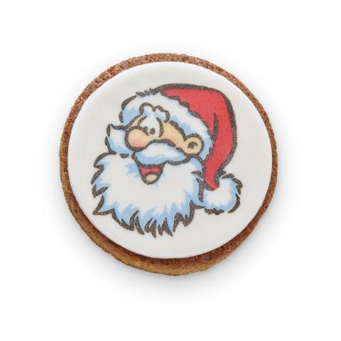 Haselnuss Lebkuchen "Fröhlicher Santa"