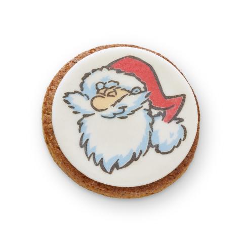 Haselnuss Lebkuchen "Fröhlicher Santa"
