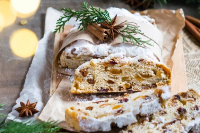 Christstollen mit Marzipan