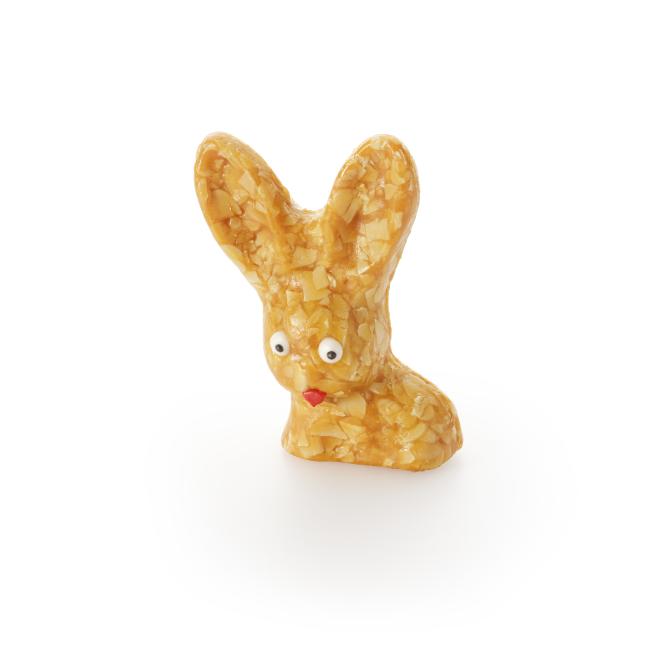 Mandel Nougat Hase mit langen Ohren für Ostern